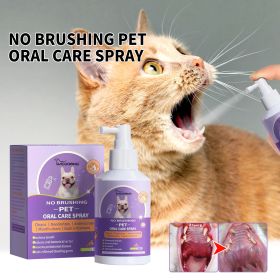 Dog and cat dental cleaning spray pet oral breath fresh deodorant deodorant cleaning agent 50ml