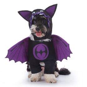 Pet Supplies Universal Clothes Bat (Option: PF101 Black Flight-S)