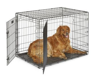 MidWest Homes For Pets Double Door iCrate Metal Dog Crate (Color: singledoor)