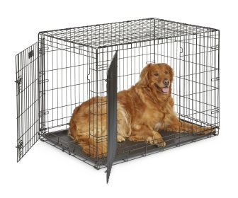 MidWest Homes For Pets Double Door iCrate Metal Dog Crate (Color: singledoor)