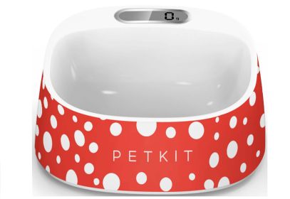 PETKIT FRESH Smart Digital Feeding Pet Bowl (Color: Red / White)