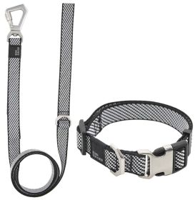 Pet Life 'Escapade' Outdoor Series 2-in-1 Convertible Dog Leash and Collar (Color: Grey)