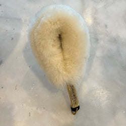 Shearling Fur Grip (Color: Cream)